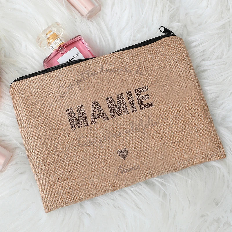 Custom Name Makeup Bag – Perfect Gift for Mom 💖