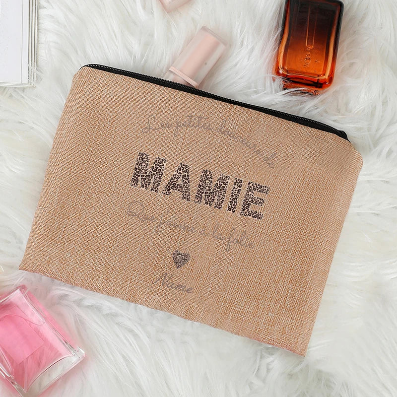 Custom Name Makeup Bag – Perfect Gift for Mom 💖