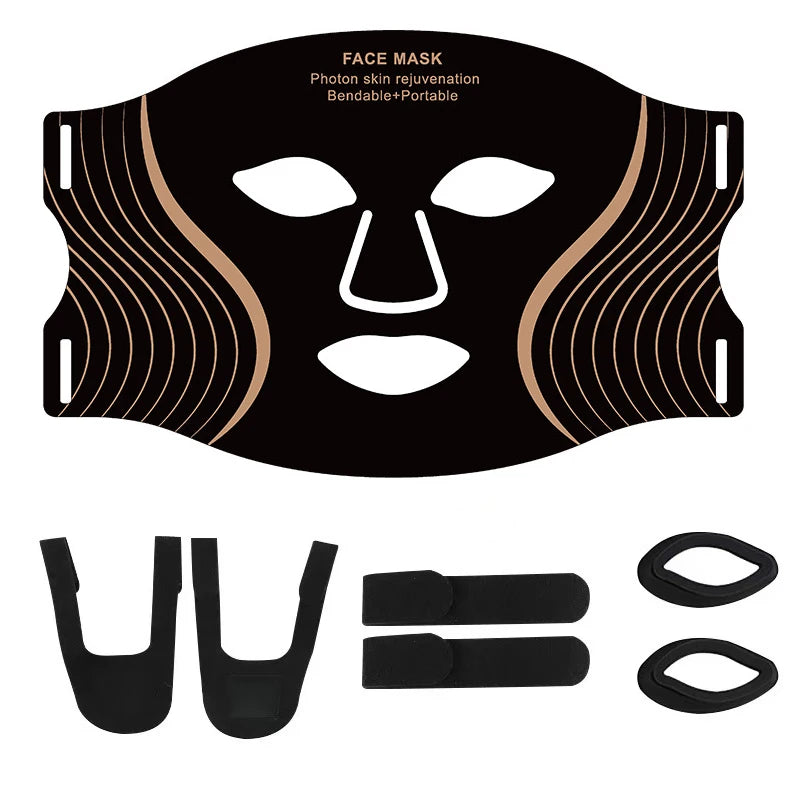 7-in-1 Professional LED Glow Mask – Your At-Home Luxury Facial Spa