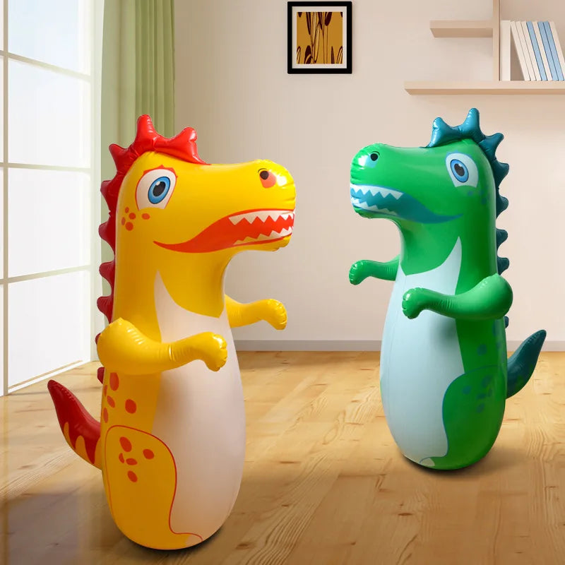 Parent Child Toys Tumbler Boxing Inflatable Punching Bag Boys Games Sport Toys Inflatable Dinosaur Tumbler Outdoors Toy
