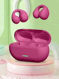 Fone Bluetooth Headset 5.3 Wireless Air Conduction Headphones Clip Ear Music Noise Canceling HD Call Sports Gaming Earphone