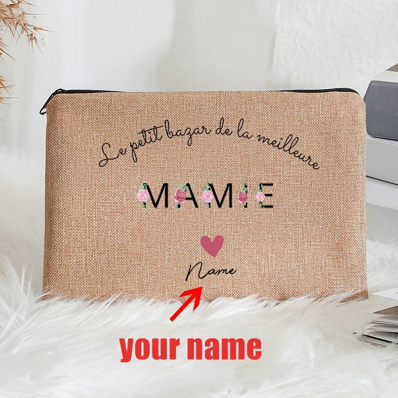 Custom Name Makeup Bag – Perfect Gift for Mom 💖
