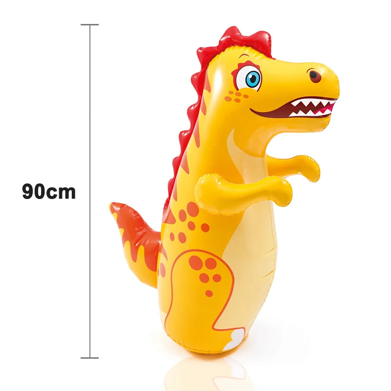 Parent Child Toys Tumbler Boxing Inflatable Punching Bag Boys Games Sport Toys Inflatable Dinosaur Tumbler Outdoors Toy